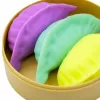 Colorful Kneading Fun toy set, yellow steamer packaging, rainbow dumplings, stress-relieving toys, candy color series Application Scenario